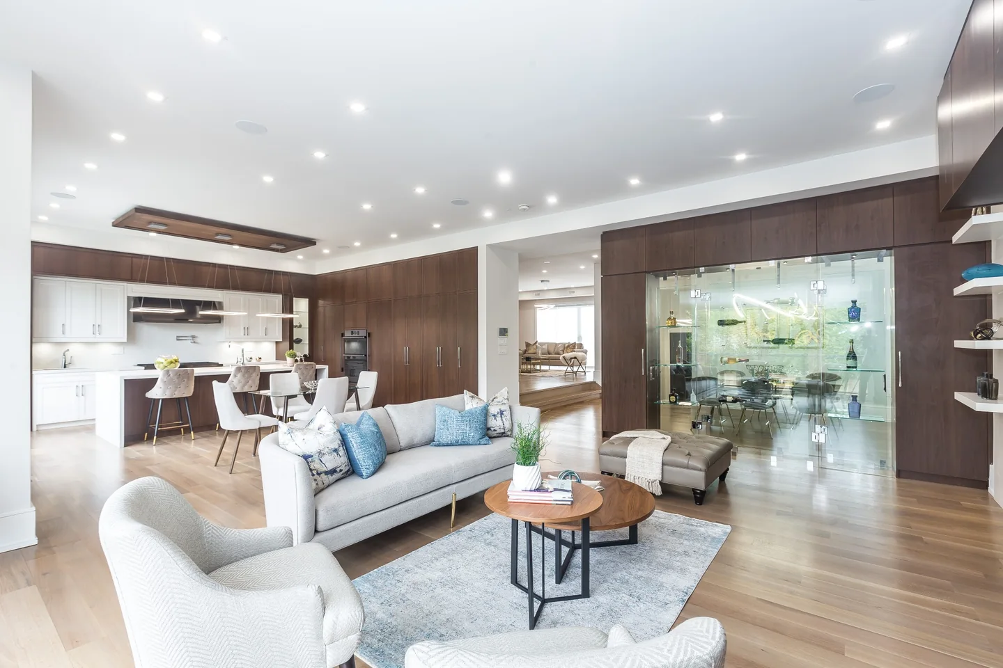 Spacious family living room