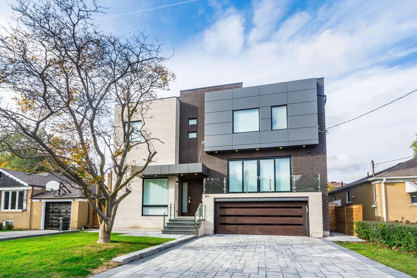 Modern home exterior in the GTA